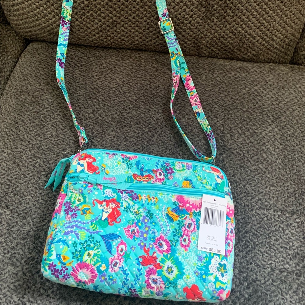 Vera Bradley Little Mermaid crossbody NWT.